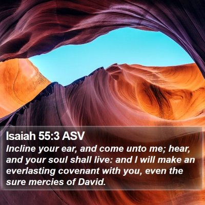 Isaiah 55:3 ASV Bible Verse Image