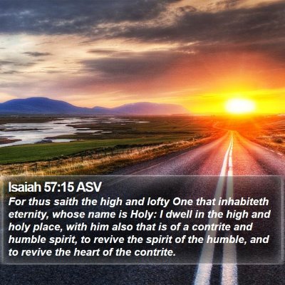 Isaiah 57:15 ASV Bible Verse Image