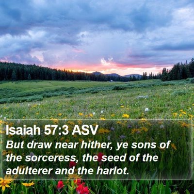 Isaiah 57:3 ASV Bible Verse Image