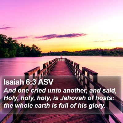 Isaiah 6:3 ASV Bible Verse Image
