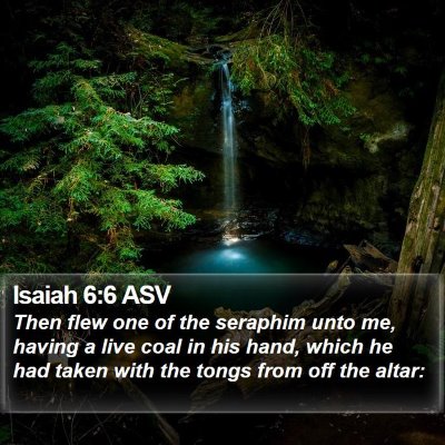 Isaiah 6:6 ASV Bible Verse Image