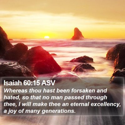 Isaiah 60:15 ASV Bible Verse Image