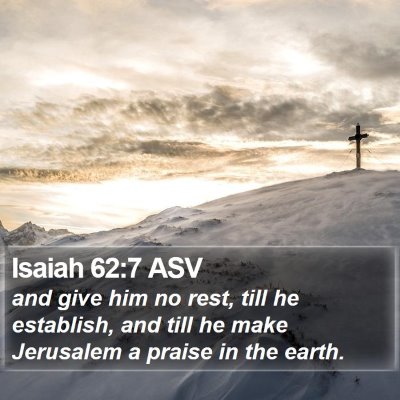 Isaiah 62:7 ASV Bible Verse Image