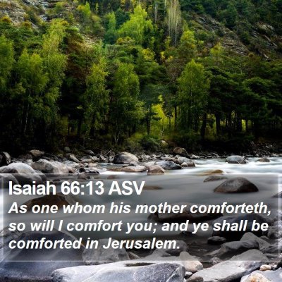 Isaiah 66:13 ASV Bible Verse Image