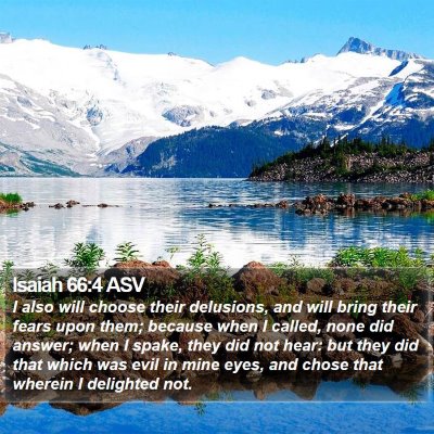 Isaiah 66:4 ASV Bible Verse Image