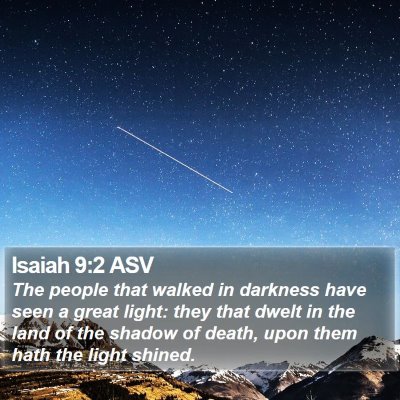 Isaiah 9:2 ASV Bible Verse Image
