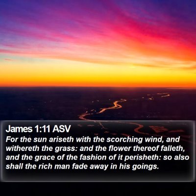 James 1:11 ASV Bible Verse Image