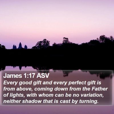 James 1:17 ASV Bible Verse Image