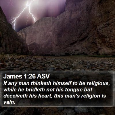 James 1:26 ASV Bible Verse Image
