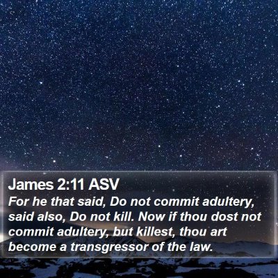 James 2:11 ASV Bible Verse Image