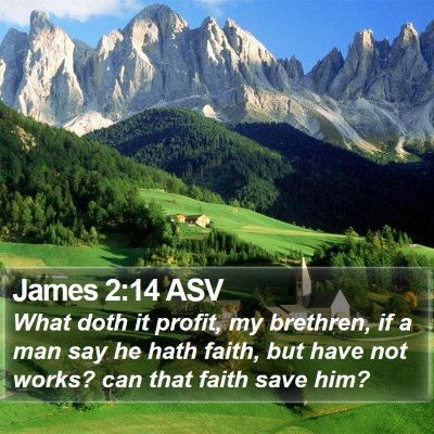 James 2:14 ASV Bible Verse Image