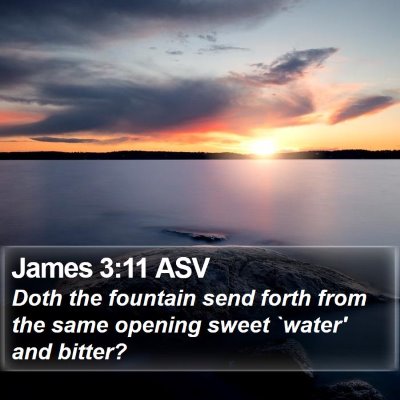 James 3:11 ASV Bible Verse Image