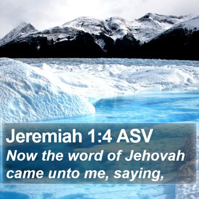 Jeremiah 1:4 ASV Bible Verse Image