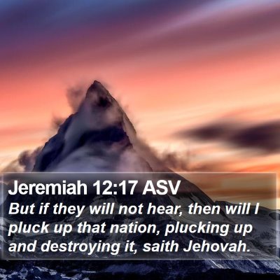 Jeremiah 12:17 ASV Bible Verse Image