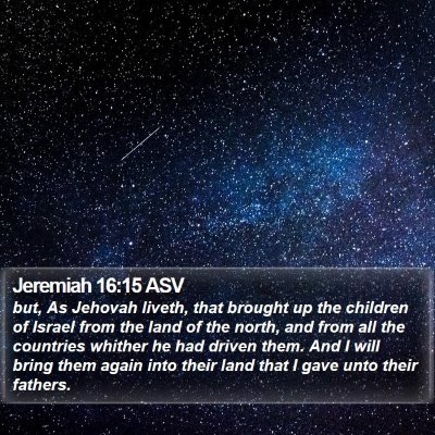Jeremiah 16:15 ASV Bible Verse Image