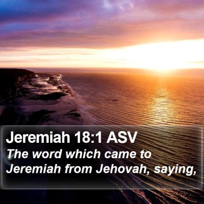 Jeremiah 18:1 ASV Bible Verse Image