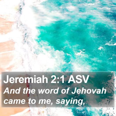 Jeremiah 2:1 ASV Bible Verse Image