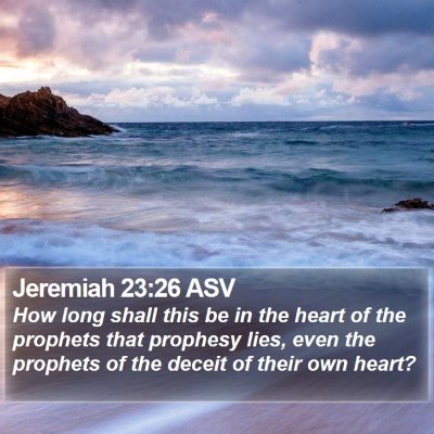 Jeremiah 23:26 ASV Bible Verse Image