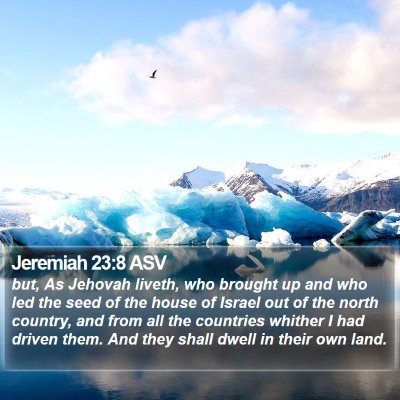 Jeremiah 23:8 ASV Bible Verse Image