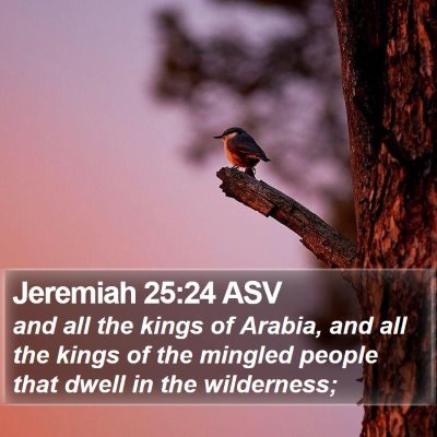 Jeremiah 25:24 ASV Bible Verse Image