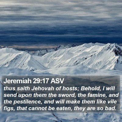 Jeremiah 29:17 ASV Bible Verse Image