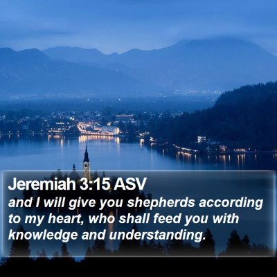 Jeremiah 3:15 ASV Bible Verse Image