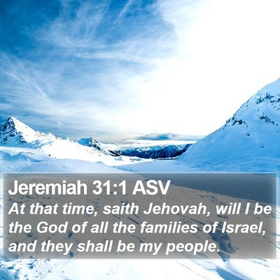 Jeremiah 31:1 ASV Bible Verse Image