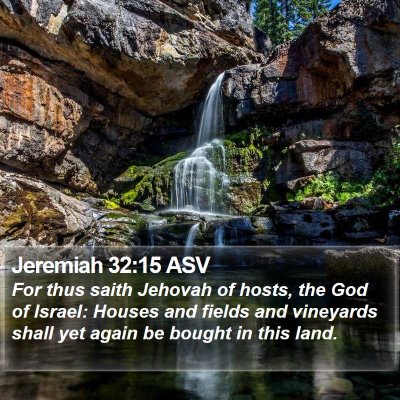 Jeremiah 32:15 ASV Bible Verse Image