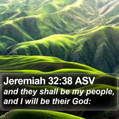 Jeremiah 32:38 ASV Bible Verse Image