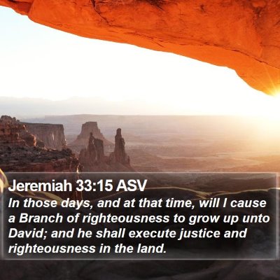 Jeremiah 33:15 ASV Bible Verse Image