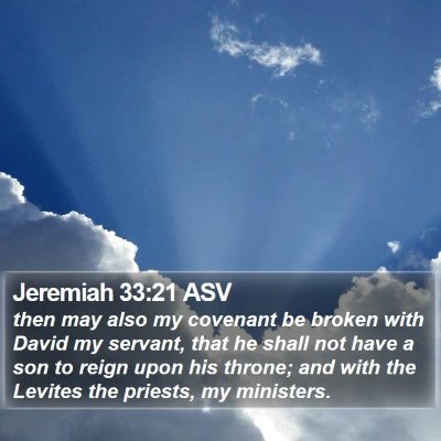 Jeremiah 33:21 ASV Bible Verse Image