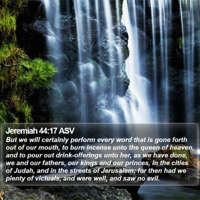 Jeremiah 44:17 ASV Bible Verse Image