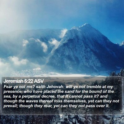 Jeremiah 5:22 ASV Bible Verse Image