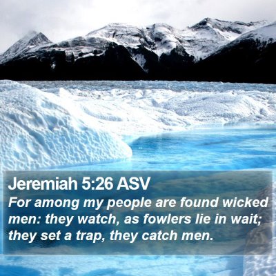 Jeremiah 5:26 ASV Bible Verse Image