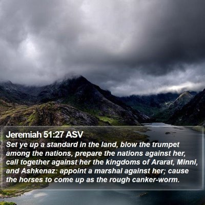 Jeremiah 51:27 ASV Bible Verse Image