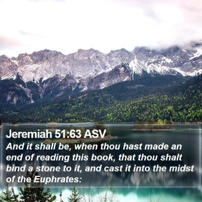 Jeremiah 51:63 ASV Bible Verse Image