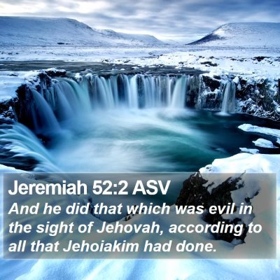 Jeremiah 52:2 ASV Bible Verse Image