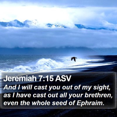 Jeremiah 7:15 ASV Bible Verse Image