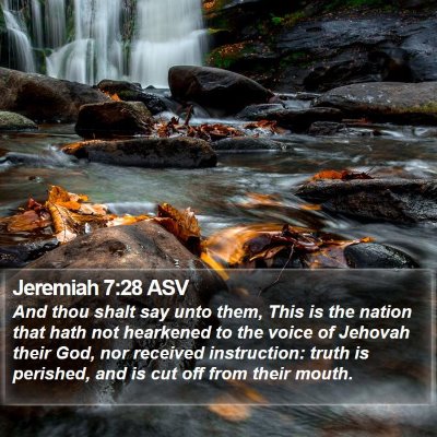 Jeremiah 7:28 ASV Bible Verse Image
