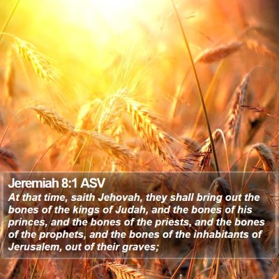 Jeremiah 8:1 ASV Bible Verse Image