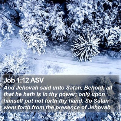 Job 1:12 ASV Bible Verse Image