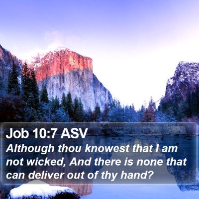 Job 10:7 ASV Bible Verse Image