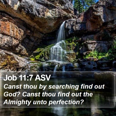 Job 11:7 ASV Bible Verse Image