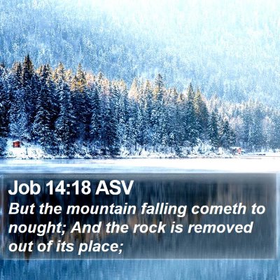 Job 14:18 ASV Bible Verse Image