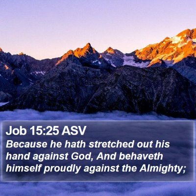 Job 15:25 ASV Bible Verse Image