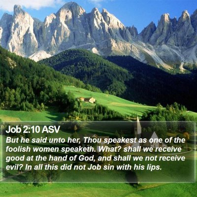 Job 2:10 ASV Bible Verse Image