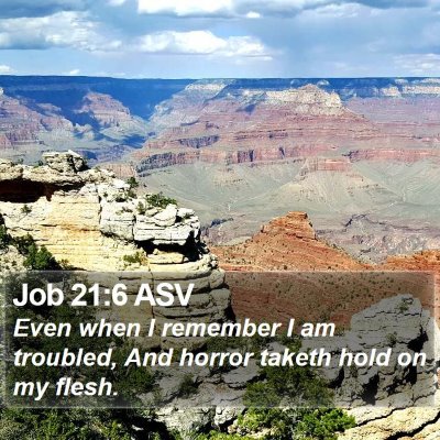 Job 21:6 ASV Bible Verse Image