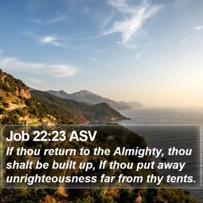 Job 22:23 ASV Bible Verse Image