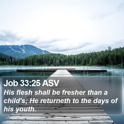 Job 33:25 ASV Bible Verse Image