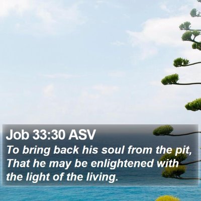 Job 33:30 ASV Bible Verse Image
